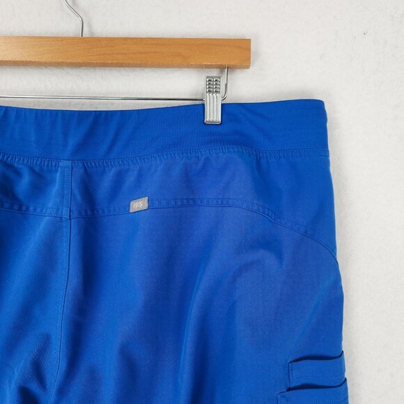 FIGS Scrub Pants Womens XXL Blue Kade Technical Collection Cargo Pockets Medical - Picture 8 of 10